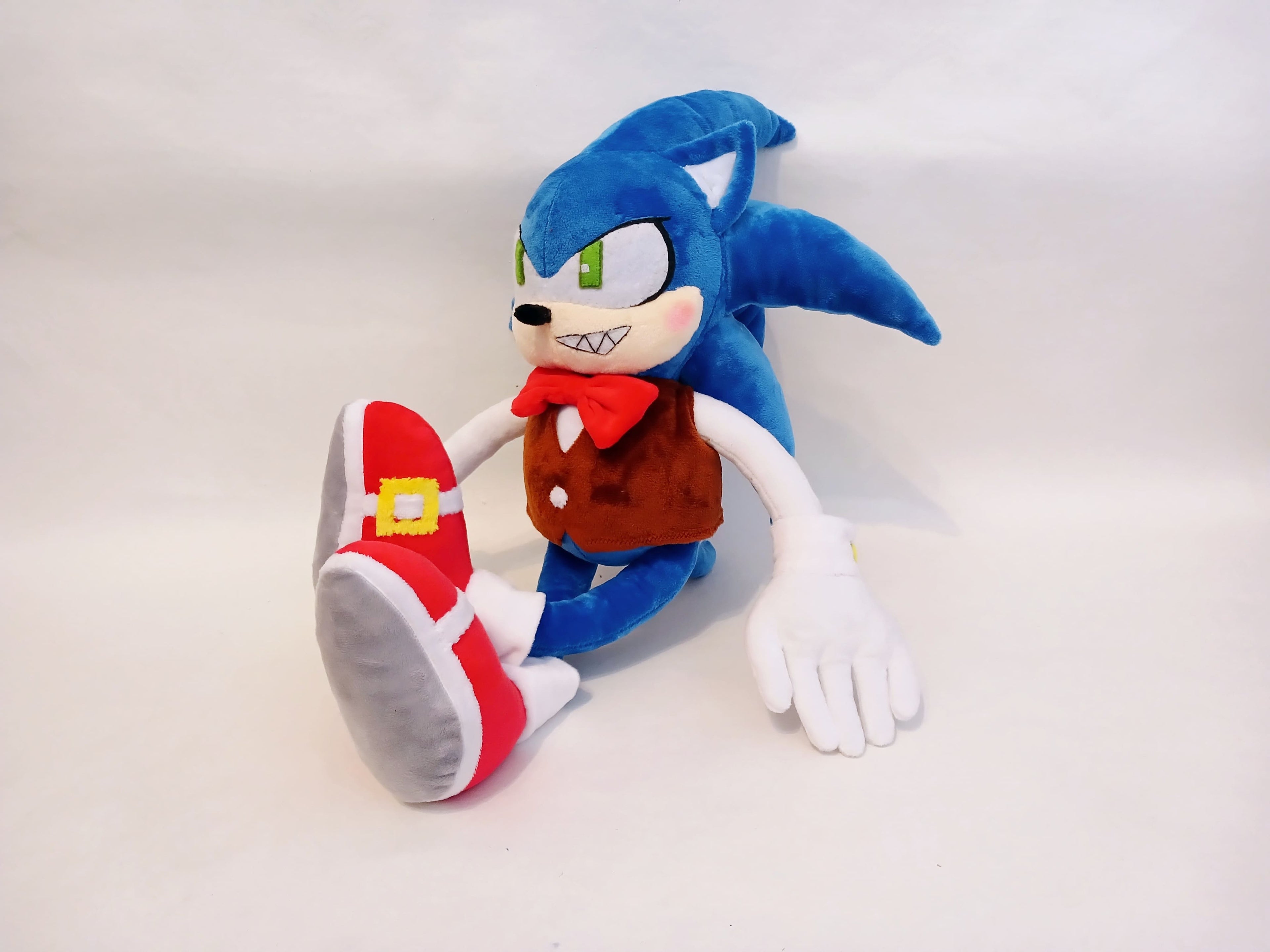 Custom plush from a drawing just like Sonic School House not offiicial, handmade to order