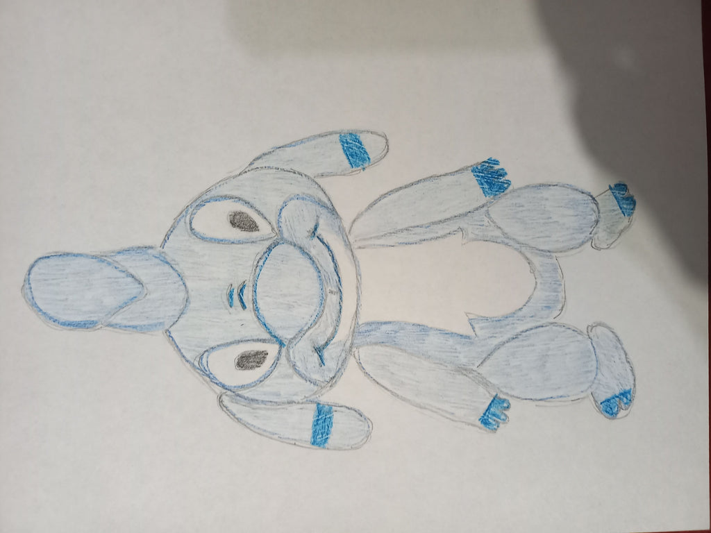 Custom plush from a drawing just like Drowsy Experiment 360 Lilo and Stitch not offiicial, handmade to order