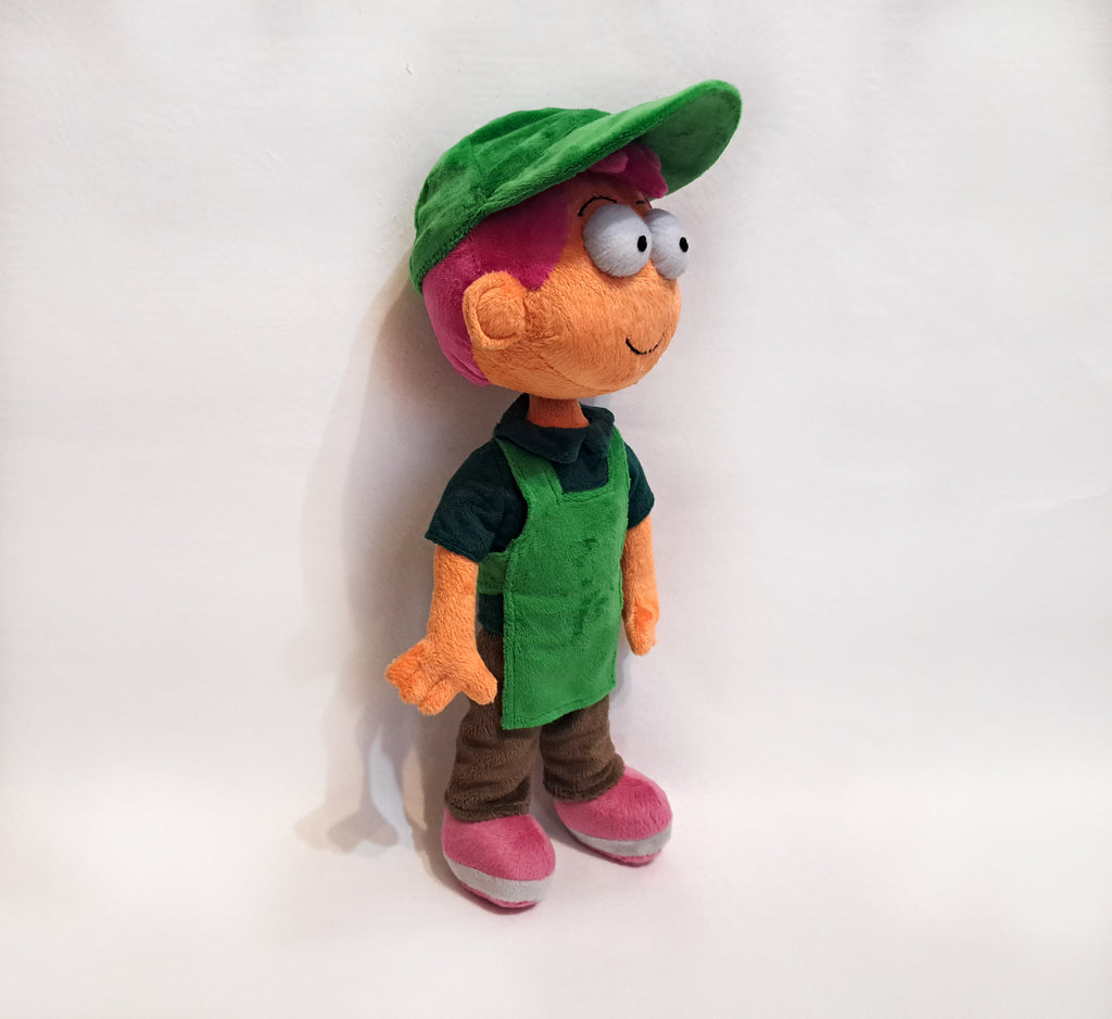 Custom plush from a drawing just like Greg Big City Greens  not offiicial, handmade to order