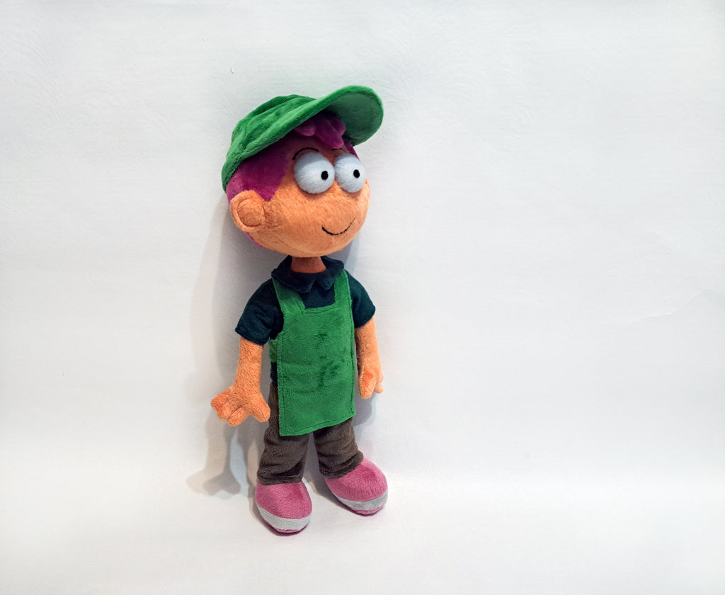 Custom plush from a drawing just like Greg Big City Greens  not offiicial, handmade to order