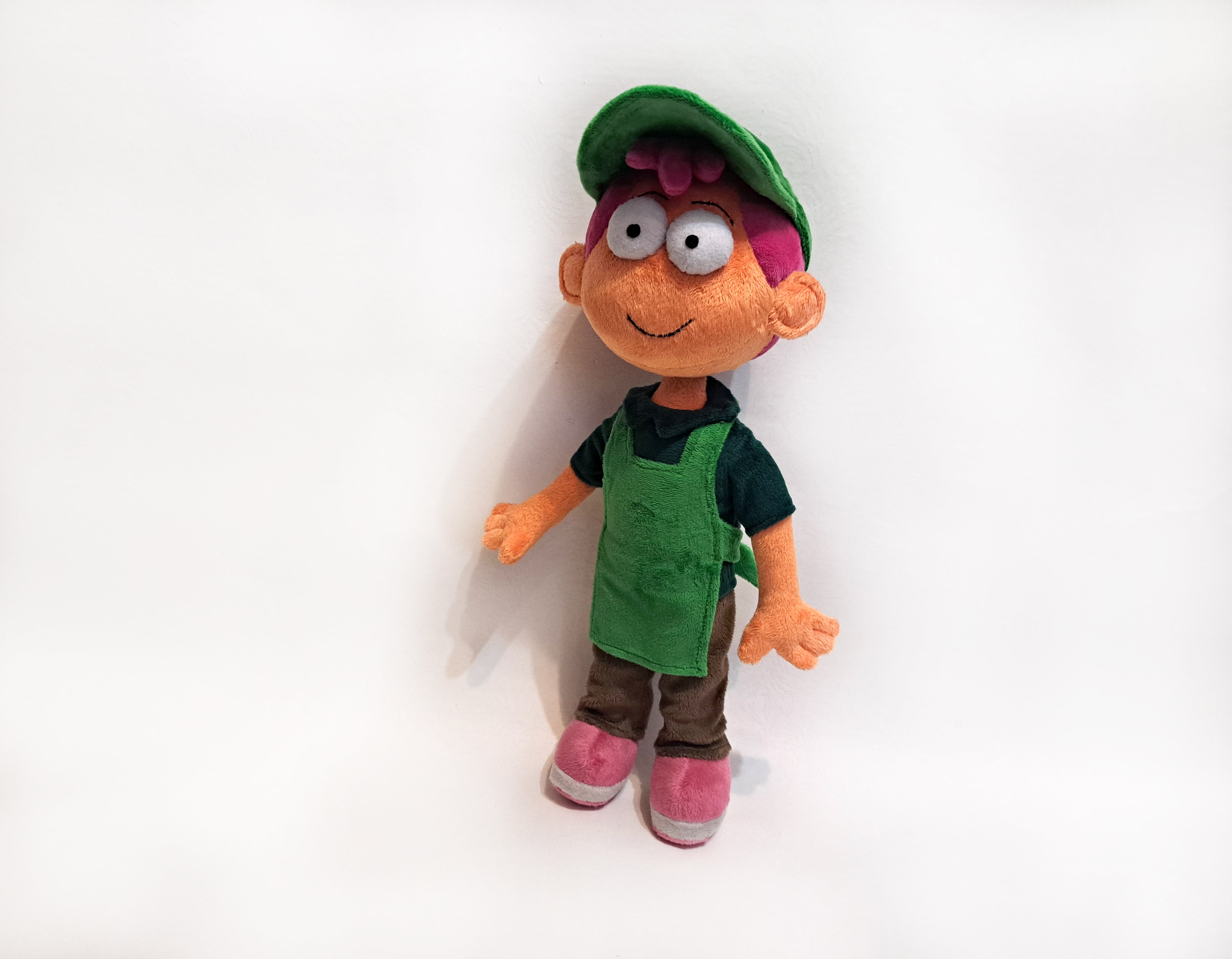 Custom plush from a drawing just like Greg Big City Greens  not offiicial, handmade to order