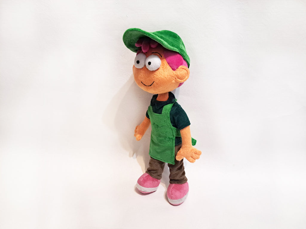 Custom plush from a drawing just like Greg Big City Greens  not offiicial, handmade to order