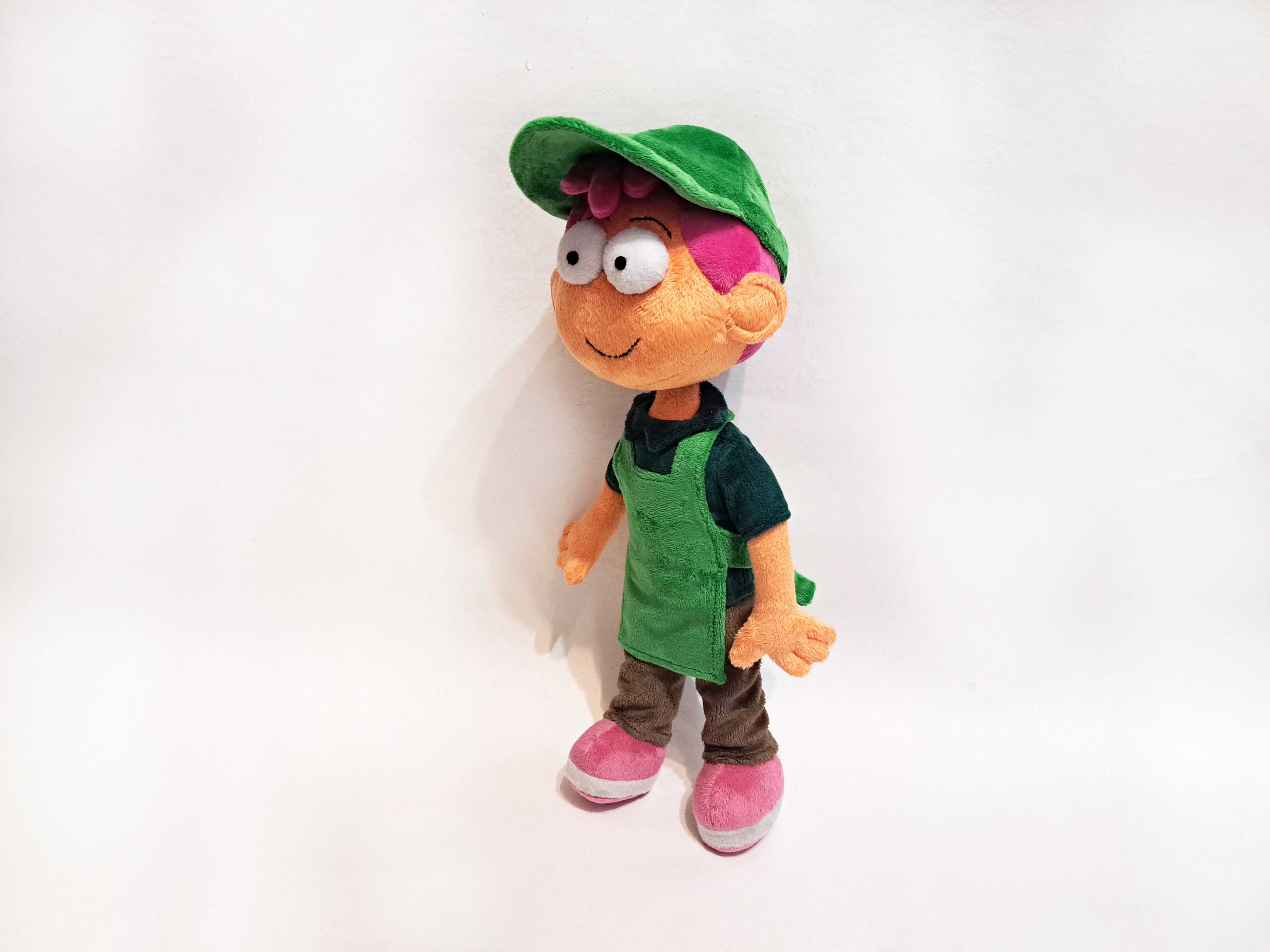 Custom plush from a drawing just like Greg Big City Greens  not offiicial, handmade to order