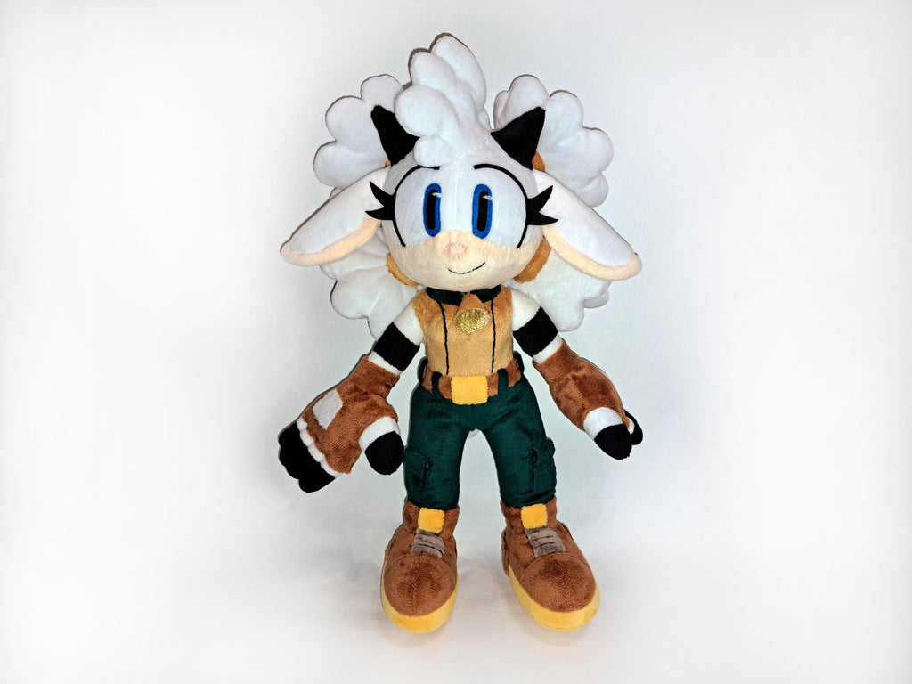 Custom plush from a drawing just like Sonik Lanolin the Sheep not offiicial, handmade to order