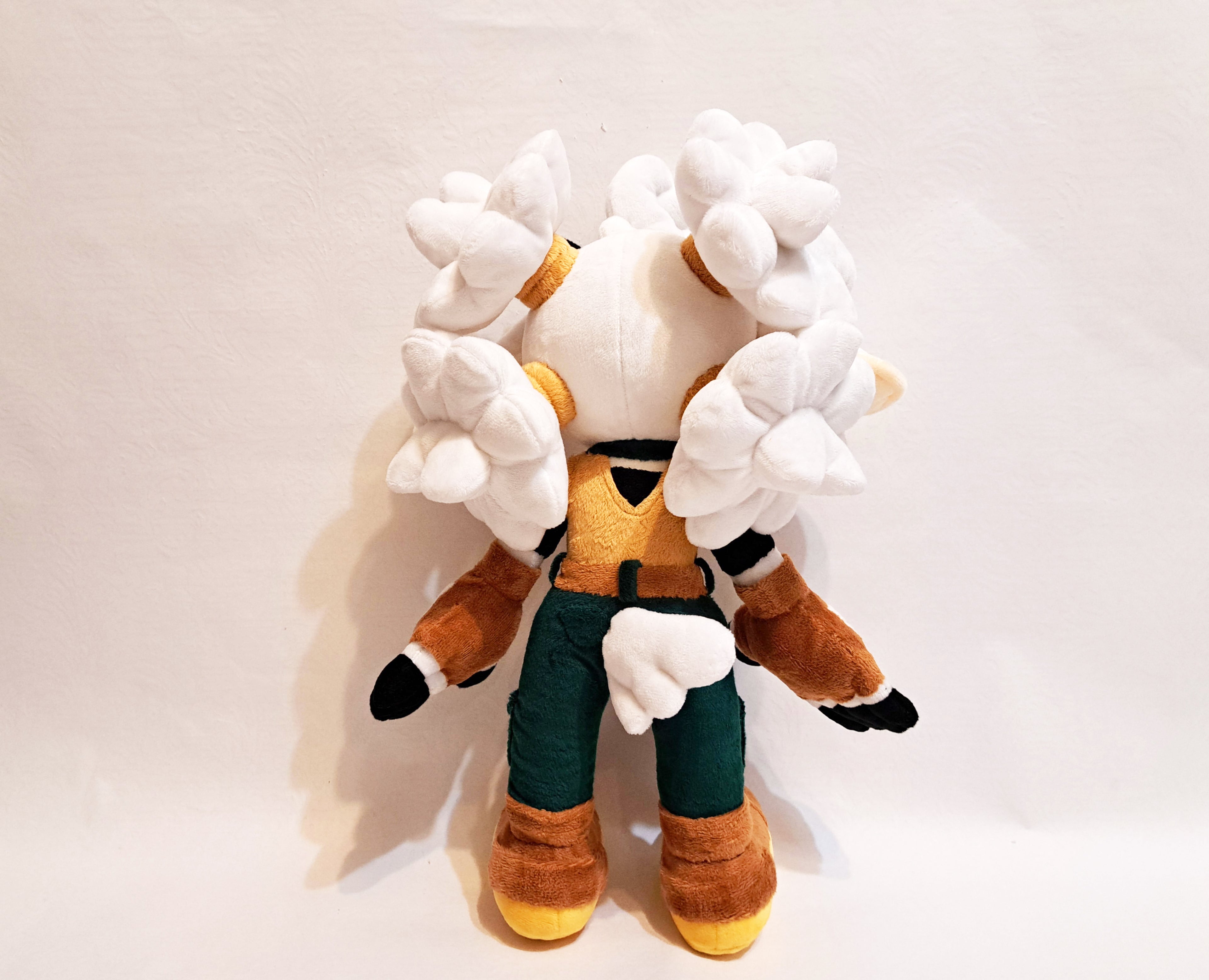 Custom plush from a drawing just like Sonik Lanolin the Sheep not offiicial, handmade to order