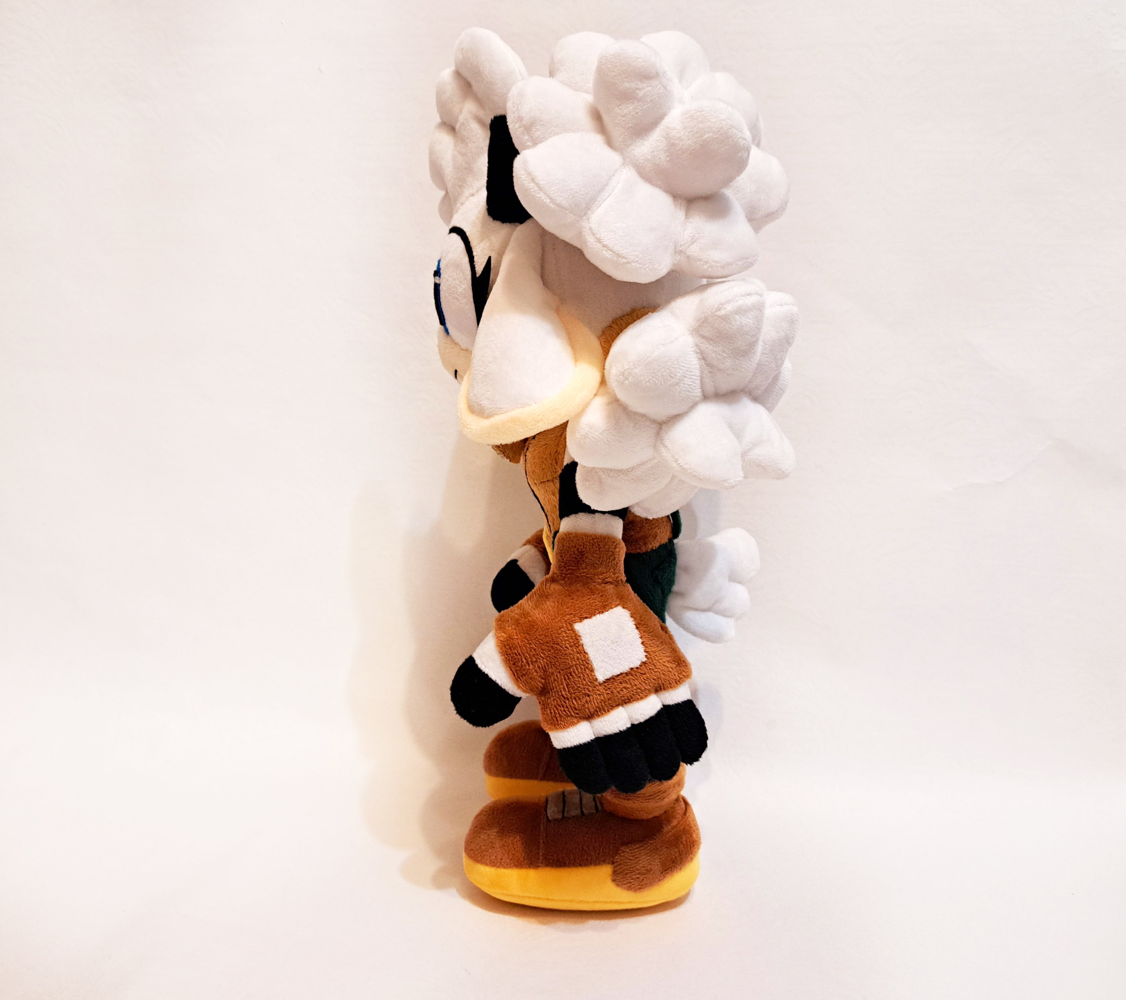 Custom plush from a drawing just like Sonik Lanolin the Sheep not offiicial, handmade to order