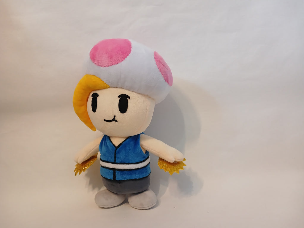 Custom plush from a drawing just like Prince Mush from Paper Mario not offiicial, handmade to order