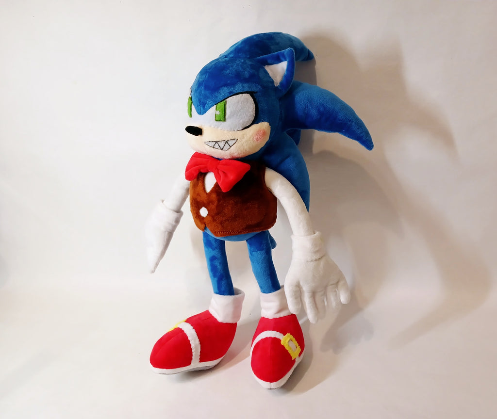 Custom plush from a drawing just like Sonic School House not offiicial, handmade to order