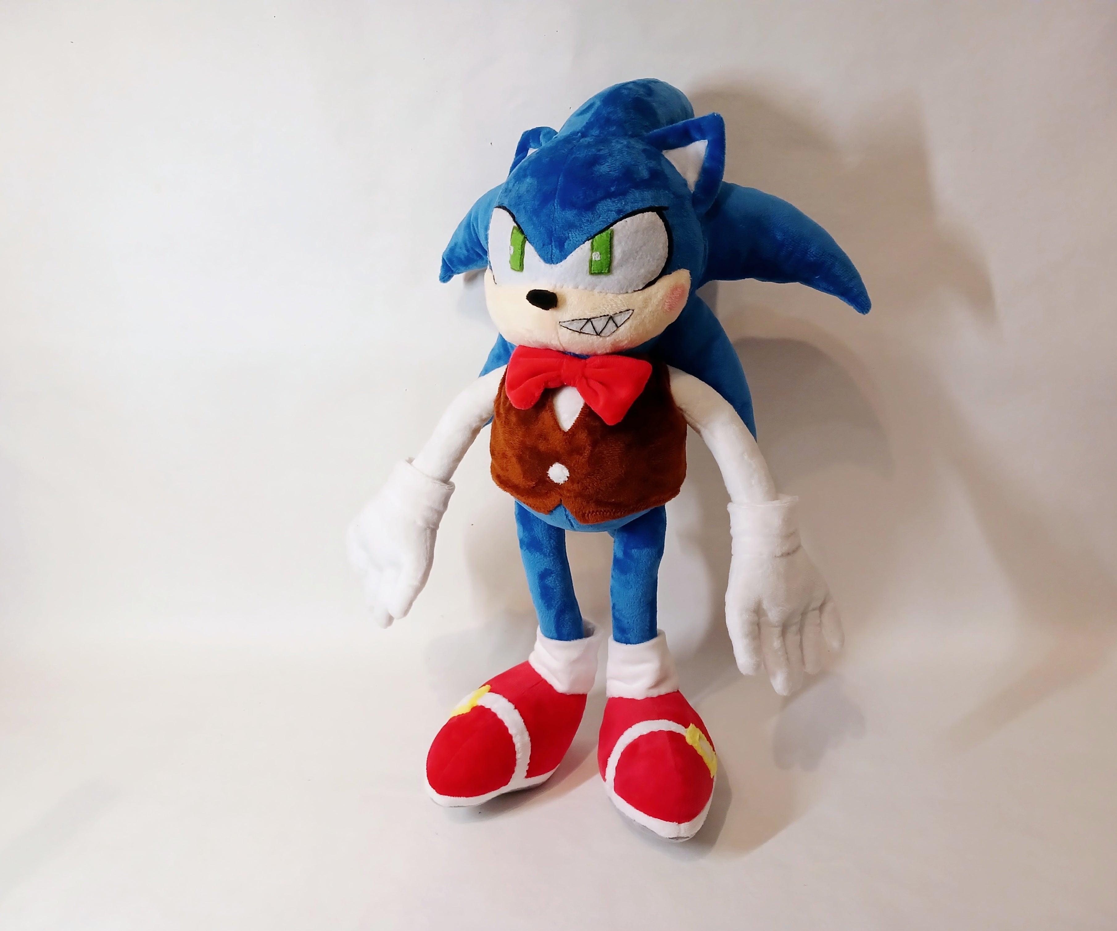 Custom plush from a drawing just like Sonic School House not offiicial, handmade to order