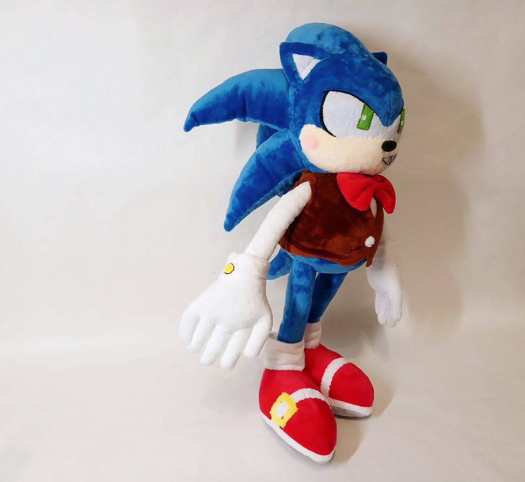 Custom plush from a drawing just like Sonic School House not offiicial, handmade to order