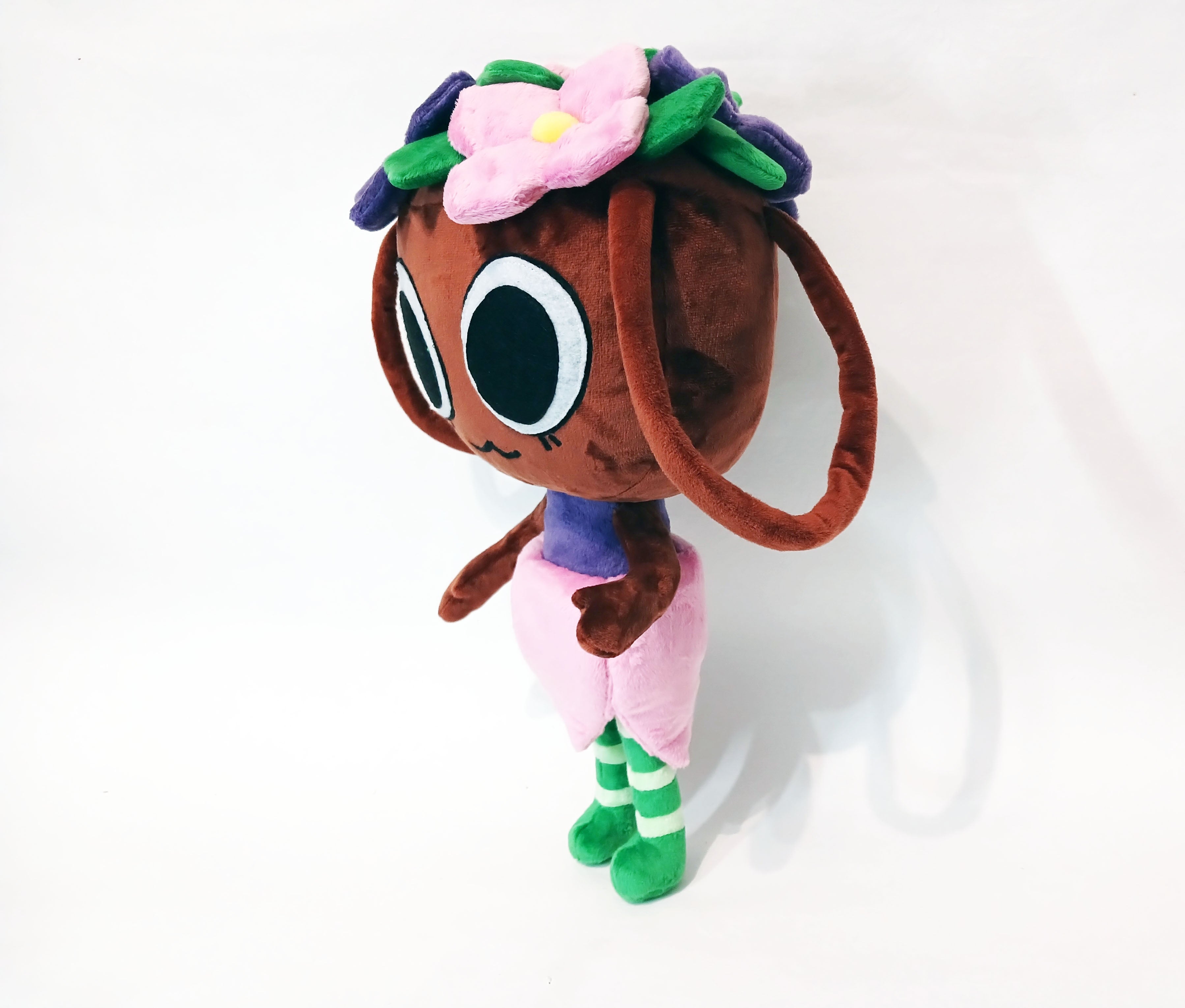 Custom plush from a drawing just like Bassie Dandys World, not offiicial, handmade to order