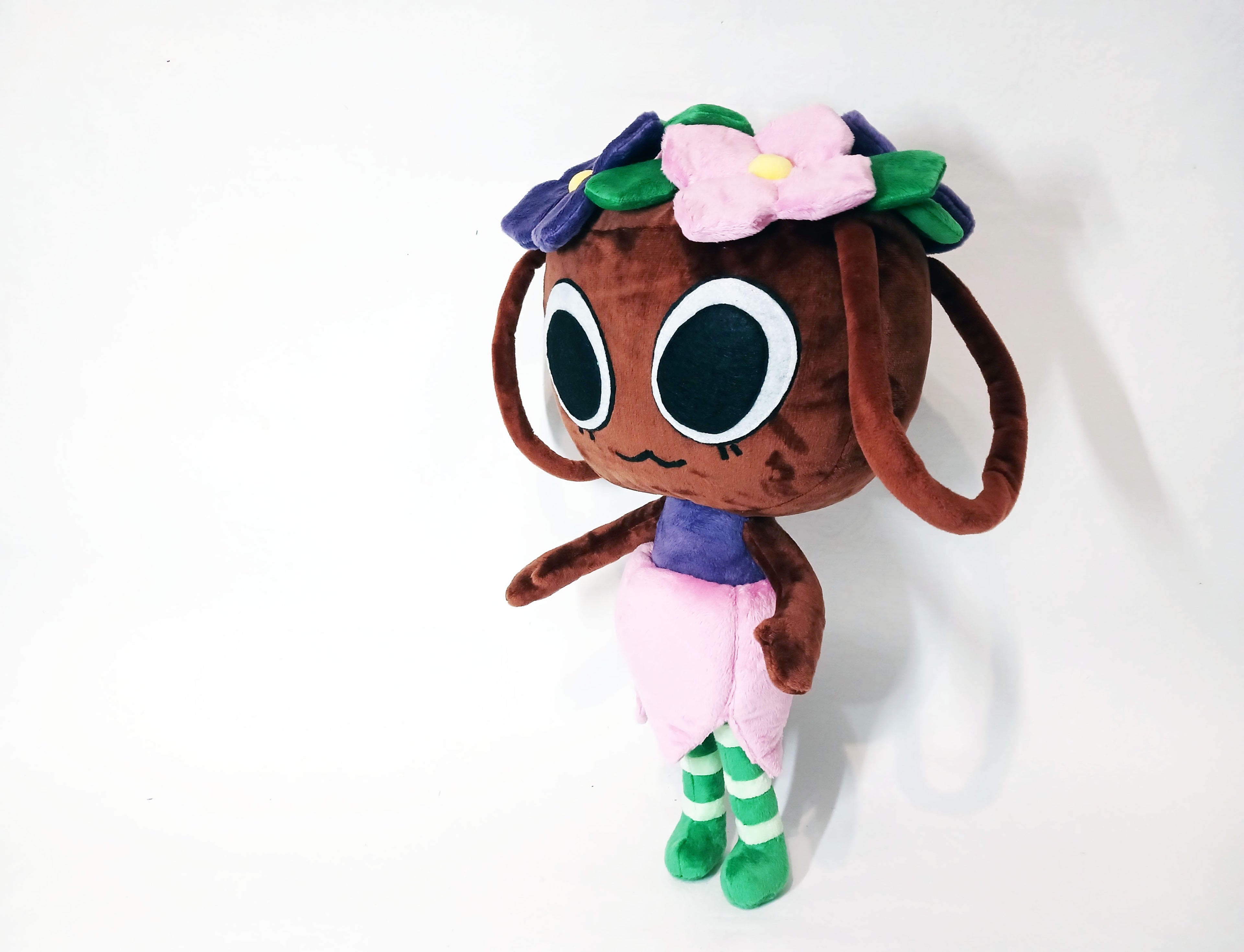 Custom plush from a drawing just like Bassie Dandys World, not offiicial, handmade to order
