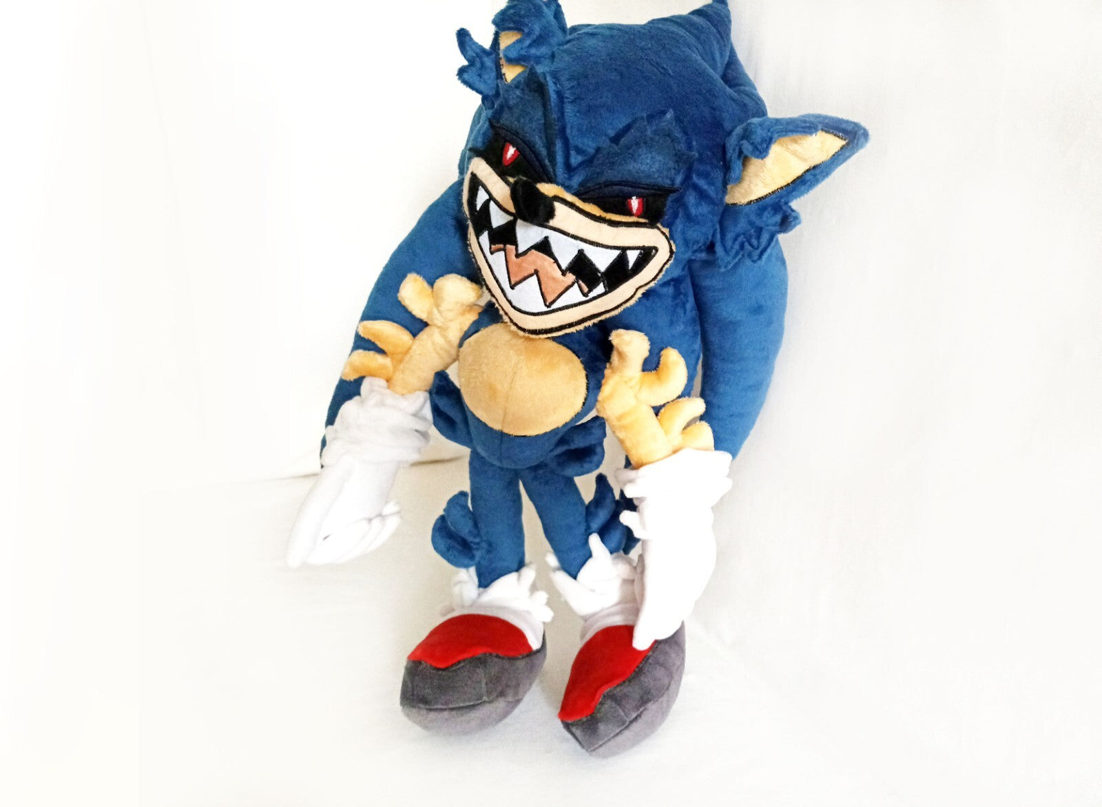 sonic exetior plush inspired, made to order  mak