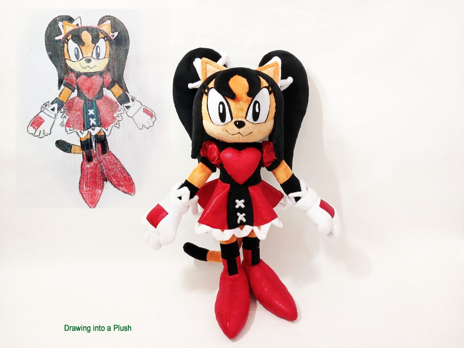 Sonik Honey the Cat inspired, made to order  Puz