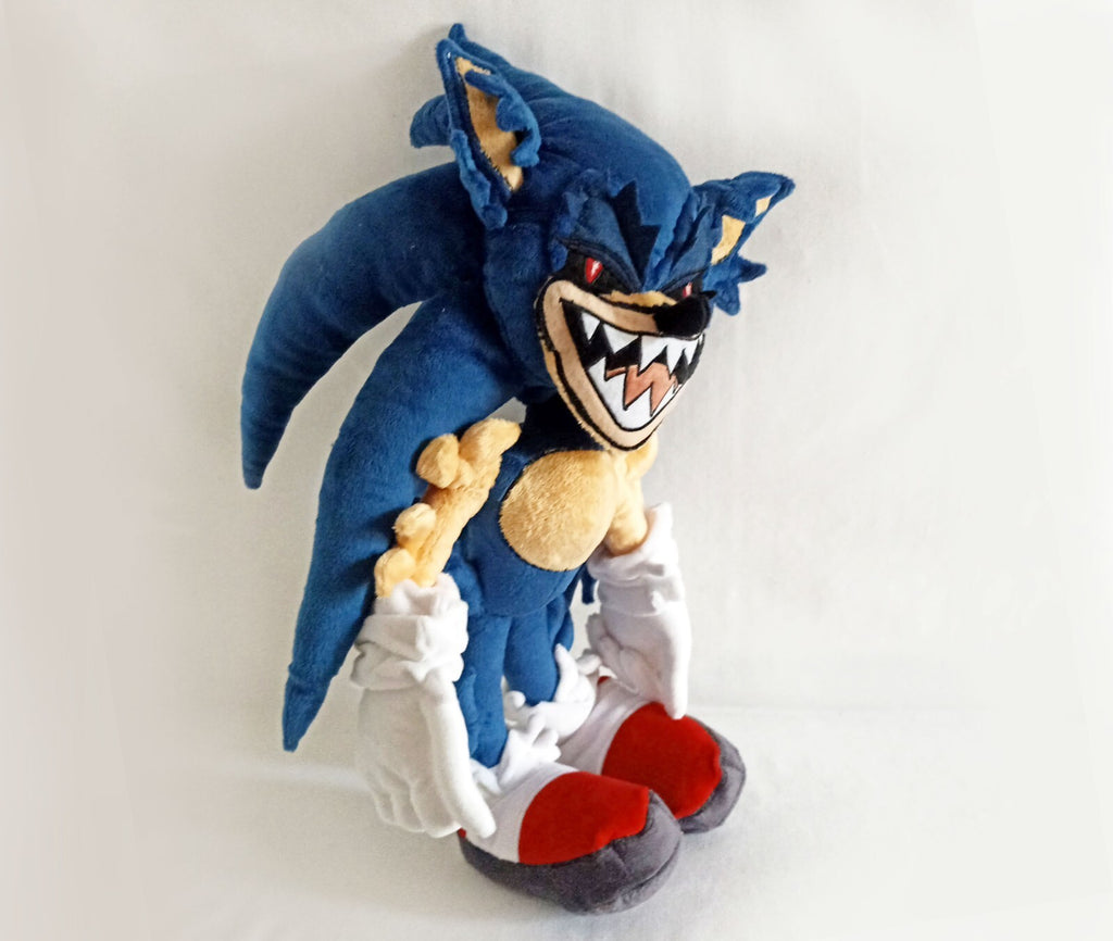 sonic exetior plush inspired, made to order  mak