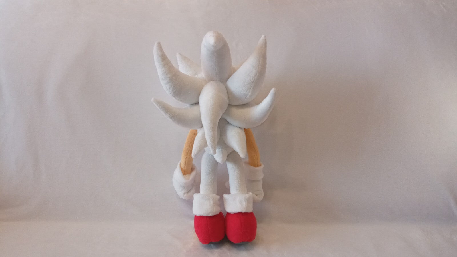 Custom plush, inspired by white Hyper Sonic the Hedgehog 3, made to order