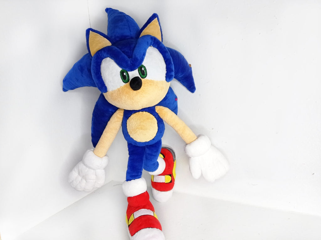 Custom plush, Sonic Adventure 2 with Soap Shoes inspire, made to order, 40 cm dr