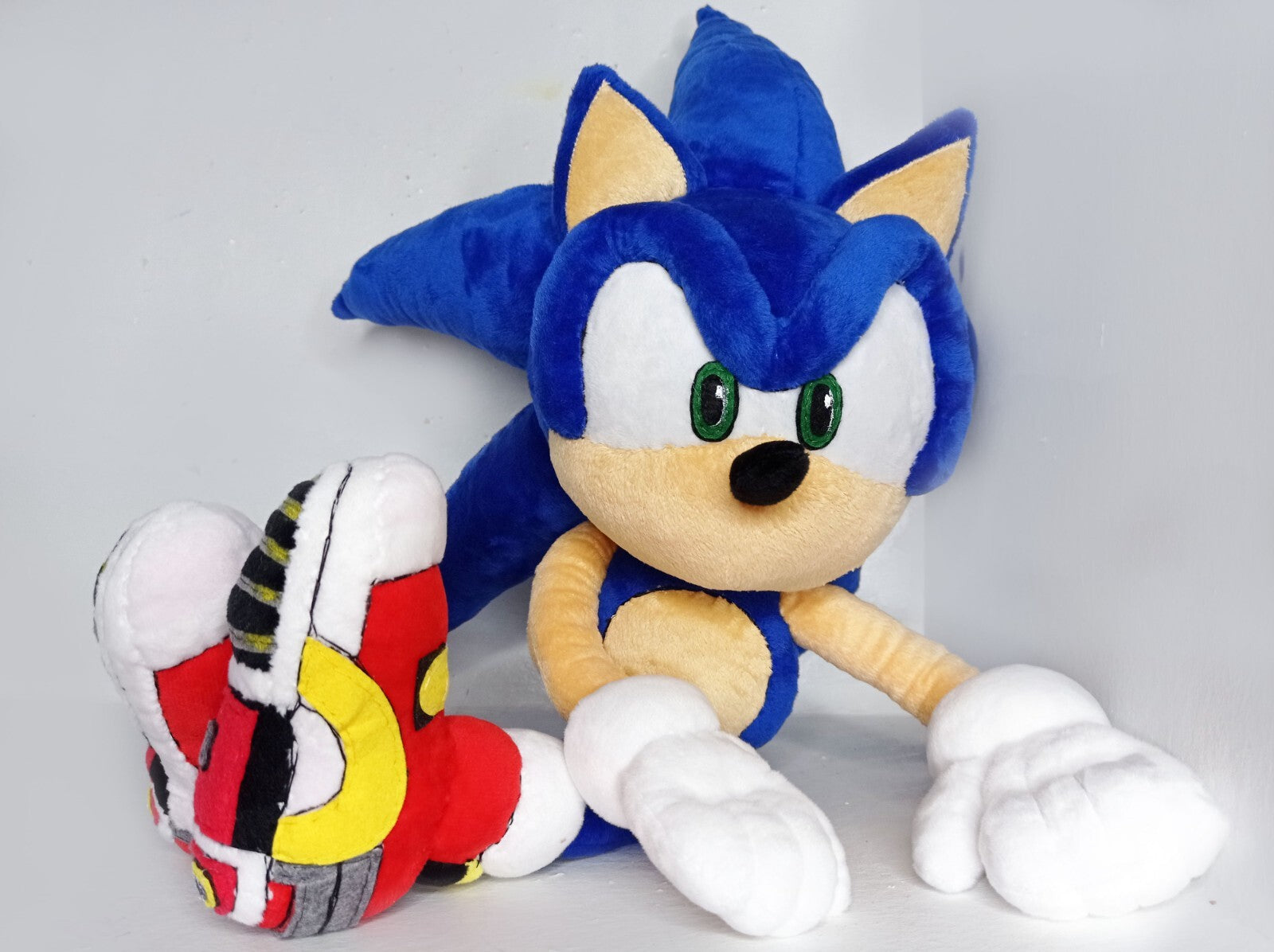 Custom plush, Sonic Adventure 2 with Soap Shoes inspire, made to order, 40 cm dr