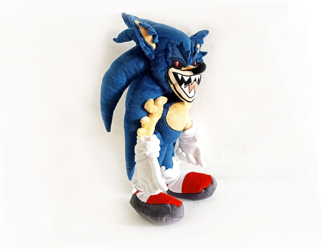 sonic exetior plush inspired, made to order  mak