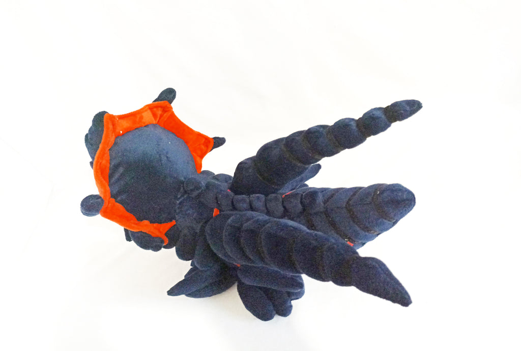 Eternatus Pokemon Custom Plush not offiicial, handmade to order