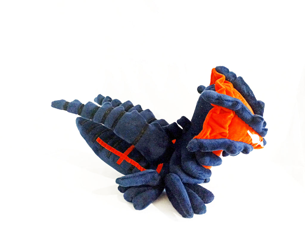 Eternatus Pokemon Custom Plush not offiicial, handmade to order