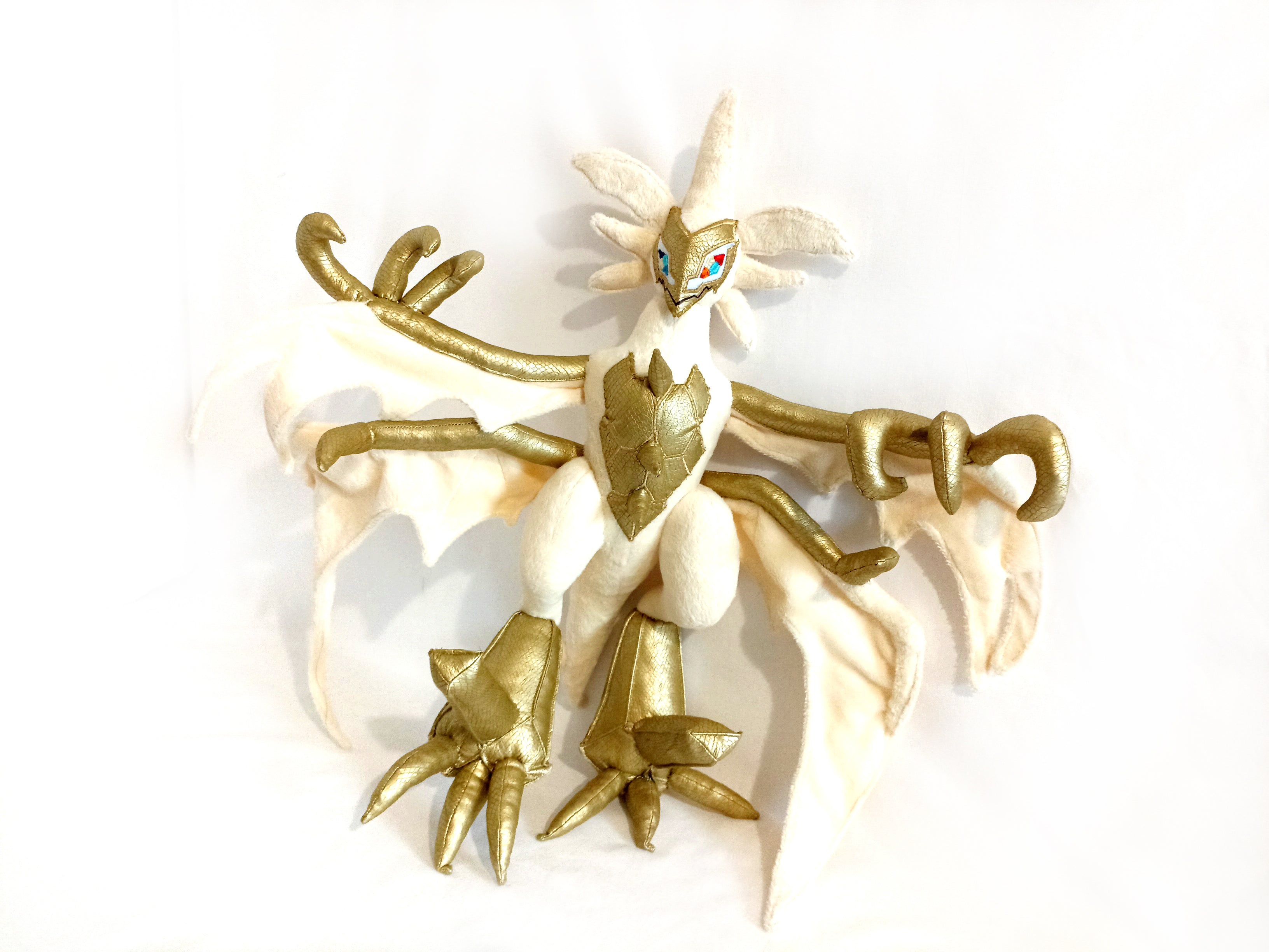 Ultra Nekrozma Pokemon Custom Plush not offiicial, handmade to order