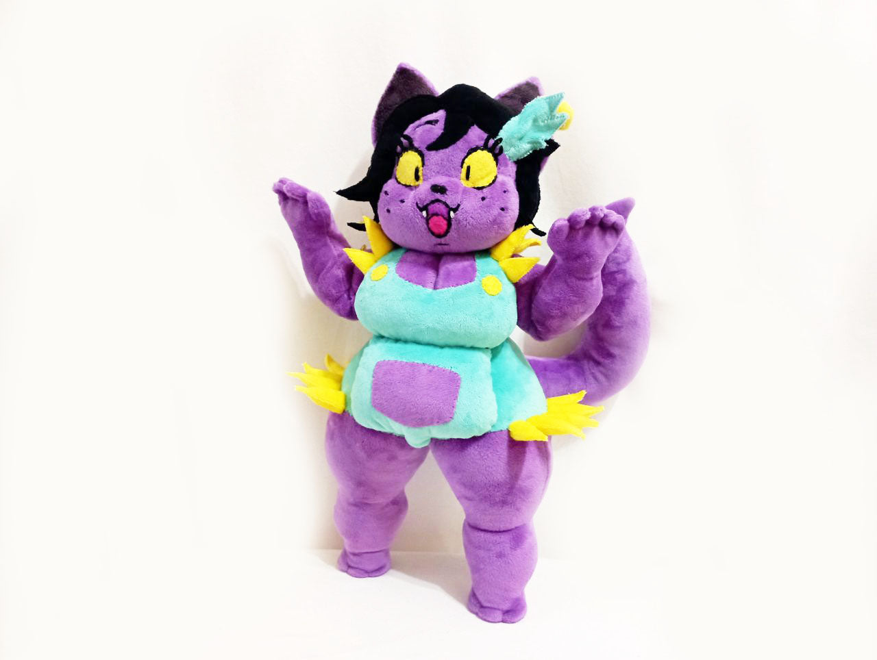 Custom plush Catty Undertale inspired, handmade to order