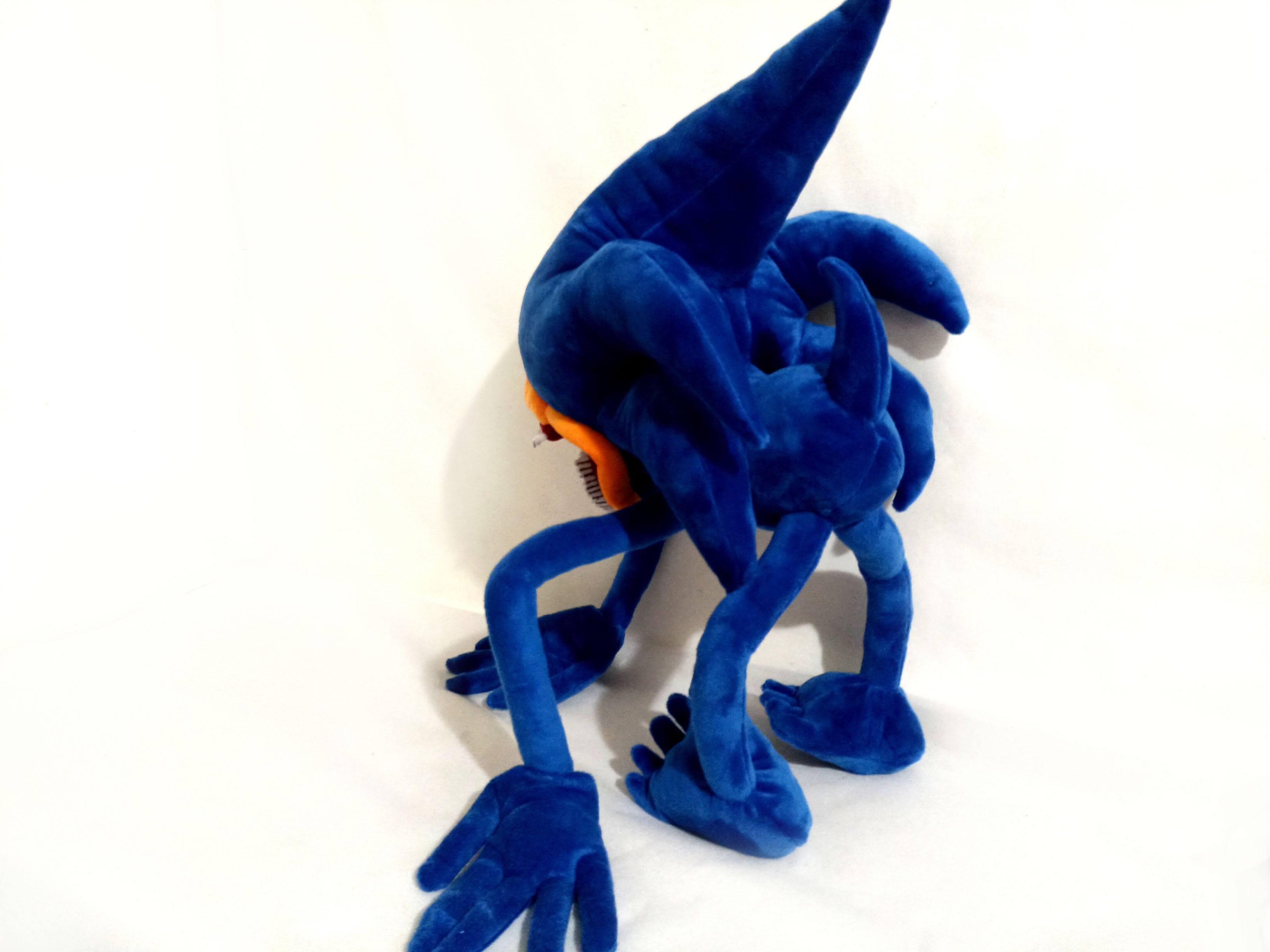 Custom plush from a drawing just like Shin Sonic Plush not offiicial, handmade to order