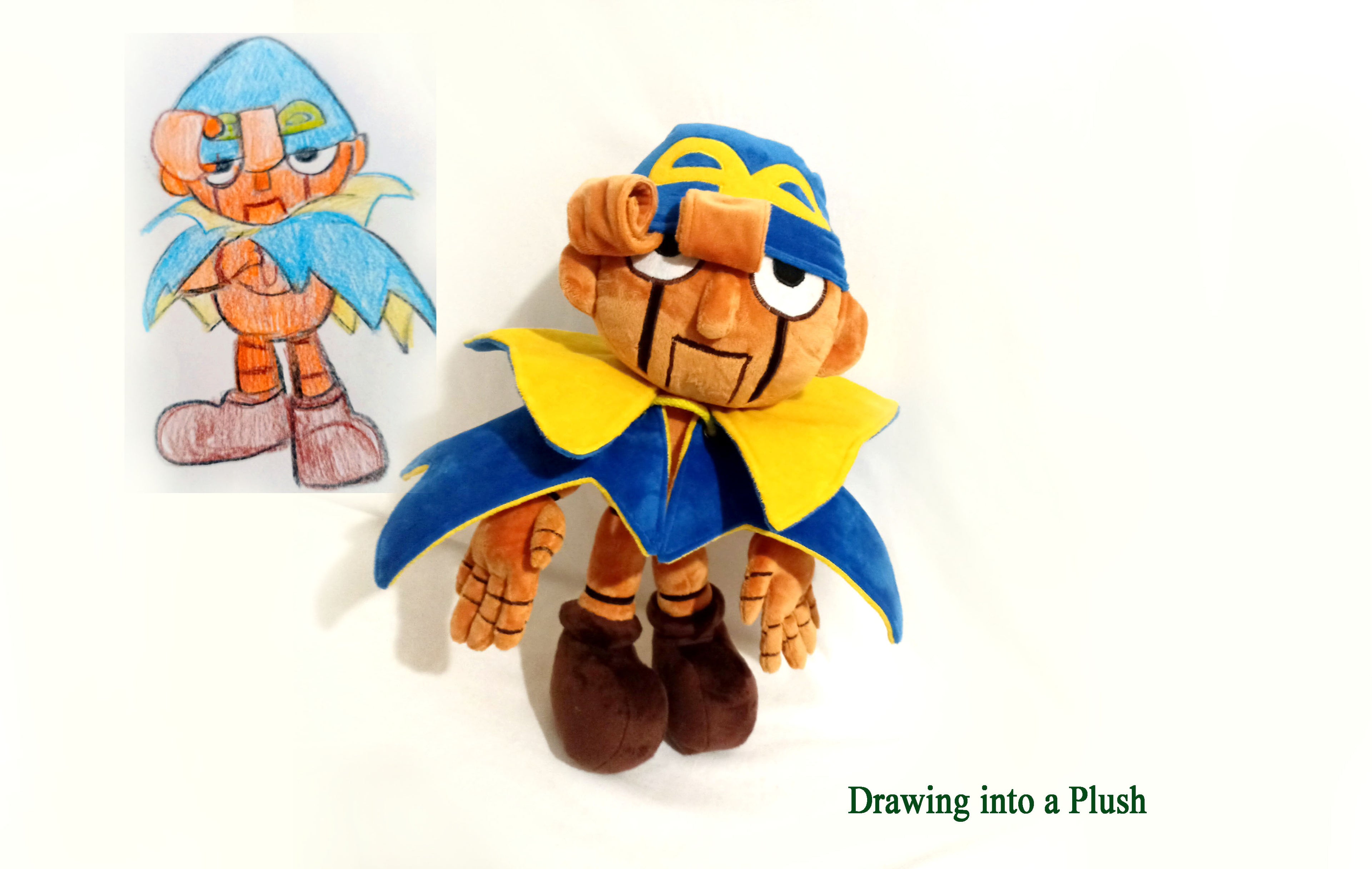 Сustom plush Just Like Geno from Super Mario inspired, handmade to order