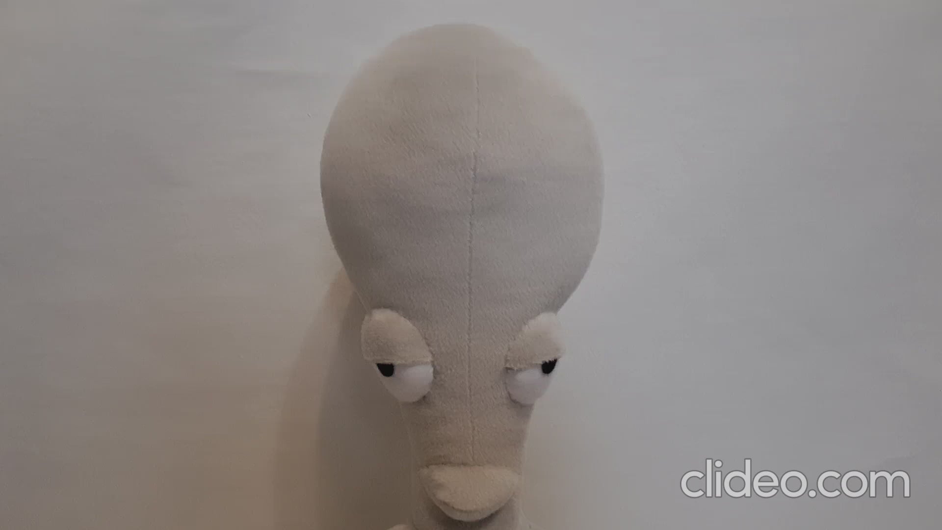 Custom plush from a drawing just like Roger from the American Dad not offiicial, handmade to order