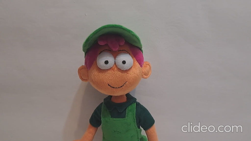 Custom plush from a drawing just like Greg Big City Greens  not offiicial, handmade to order